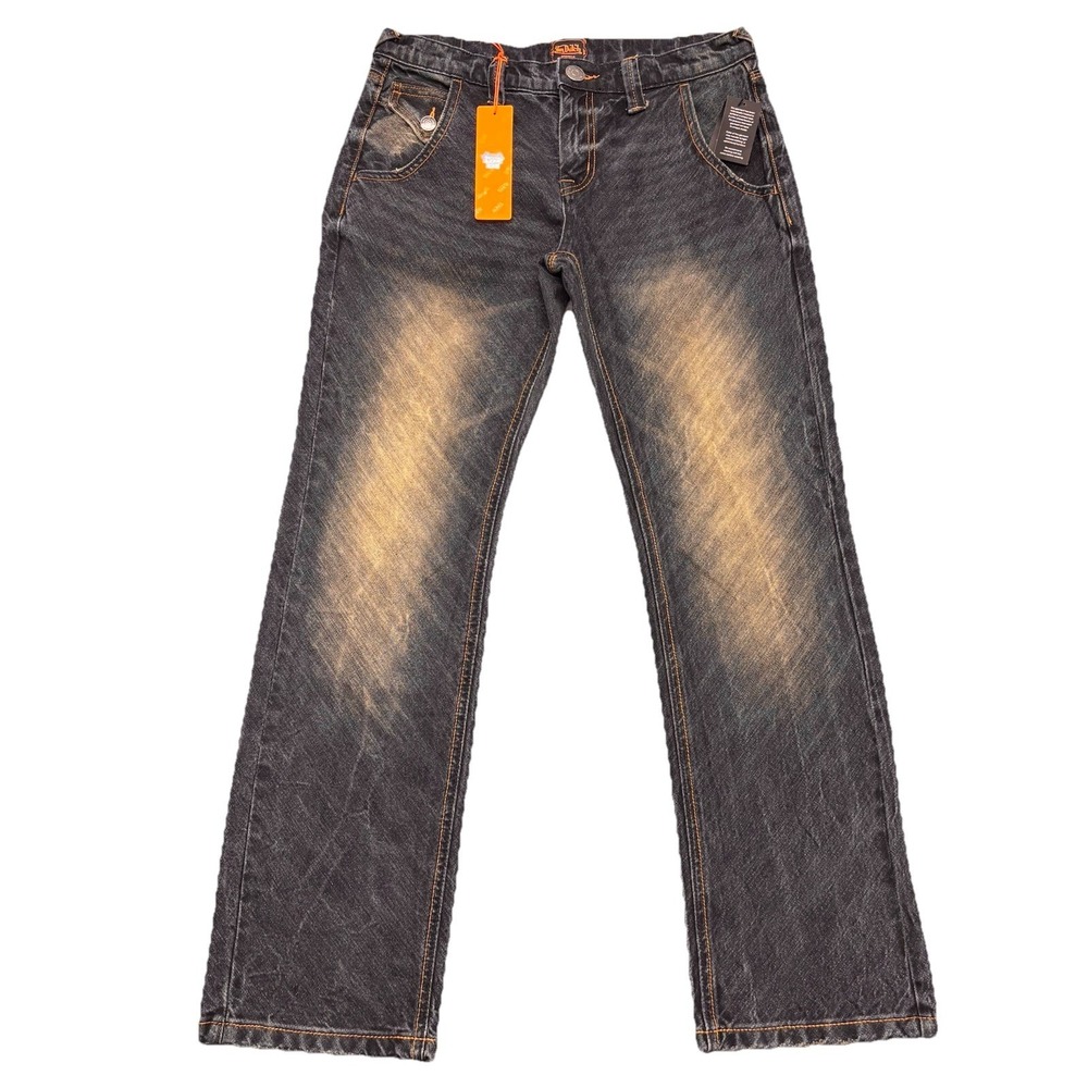 Von‎ Dutch Tinted Low Slung Straight Leg Jeans Dark Wash Womens Size 3/26 NWT